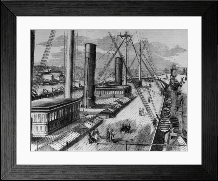 Framed Print : Great Eastern Deck Framed Print : Great Eastern Deck