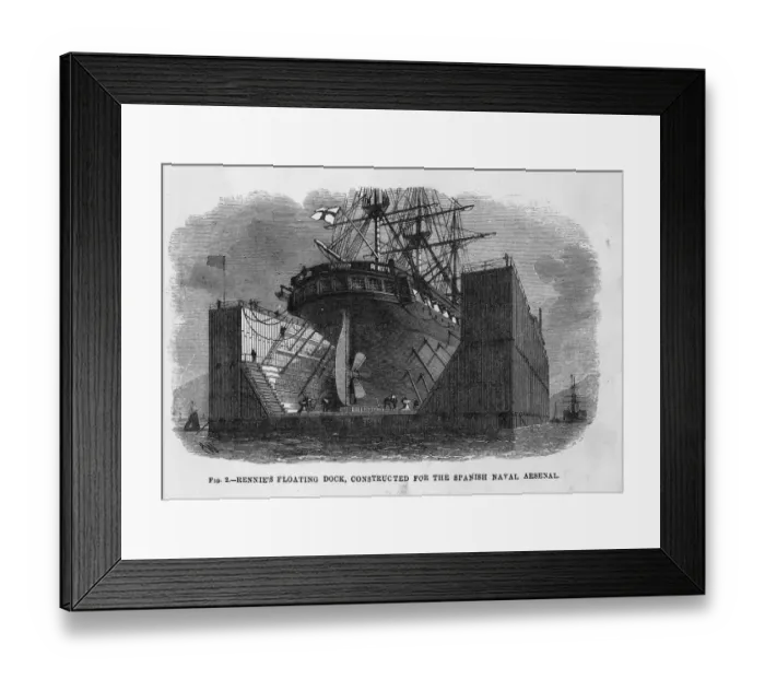 Framed Print : Floating Dock Framed Print : Floating Dock