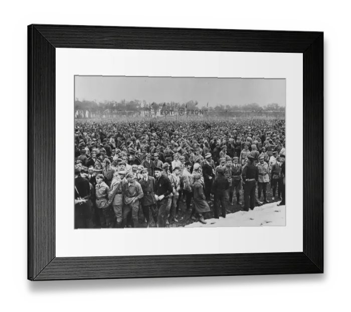 Framed Print : The Red Front