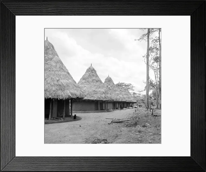 Framed Print : Liberian Village Framed Print : Liberian Village