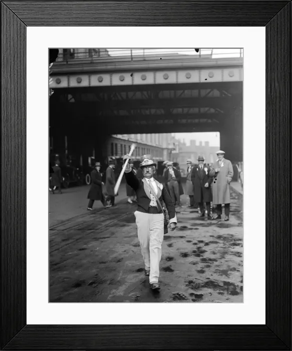 Framed Print : Marching Leader