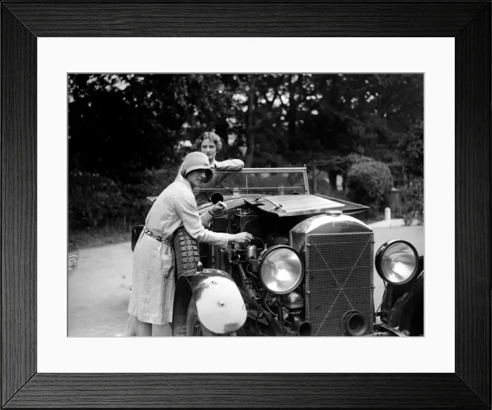 Framed Print : Car Mechanics