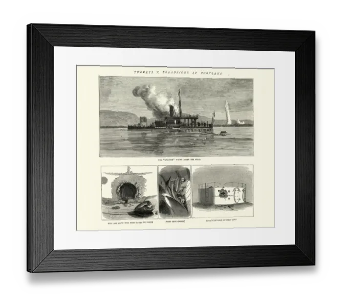Framed Print : HMS Glatton (1871) Victorian Royal Navy breastwork monitor warship Framed Print : HMS Glatton (1871) Victorian Royal Navy breastwork monitor warship