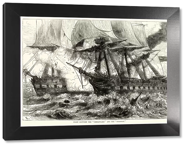 Battle between HMS Shannon and USS Chesapeake, 1813