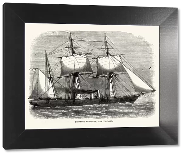 British Royal Navy Warship, HMS Vigilant (1871)