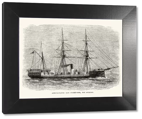 British Royal Navy Warship HMS Scorpion (1863)