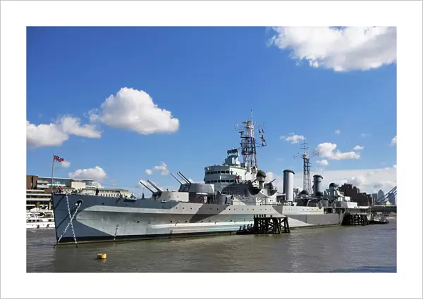 England, London, HMS Belfast on River Thames