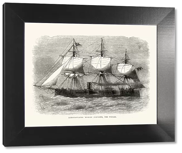 British Royal Navy Warship HMS Pallas (1865)