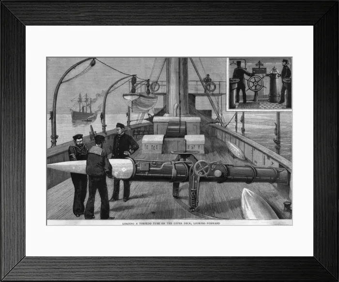Framed Print : Torpedo Loading