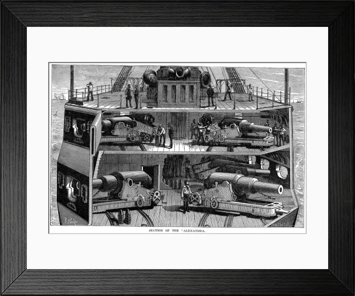 Framed Print : HMS Alexandra