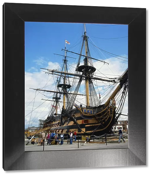 HMS Victory Flagship in Portsmouth, England