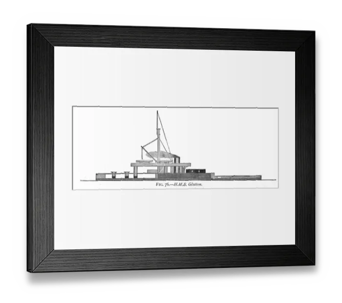 Framed Print : HMS Glatton Framed Print : HMS Glatton