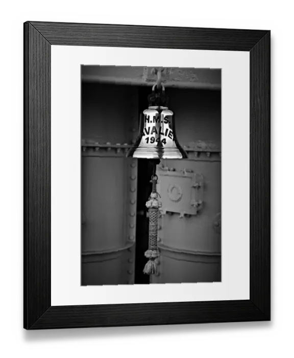 Framed Print : Bell on HMS Cavalier Framed Print : Bell on HMS Cavalier