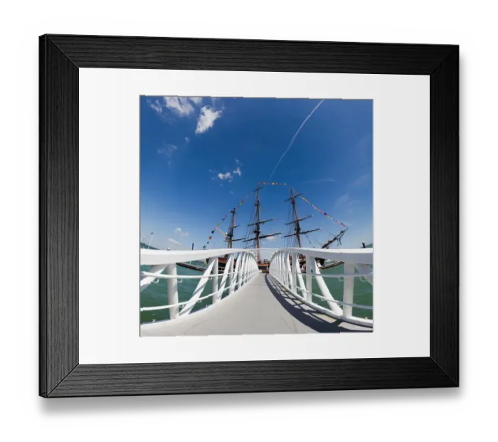 Framed Print : Walking plank. HMS Bounty Framed Print : Walking plank. HMS Bounty