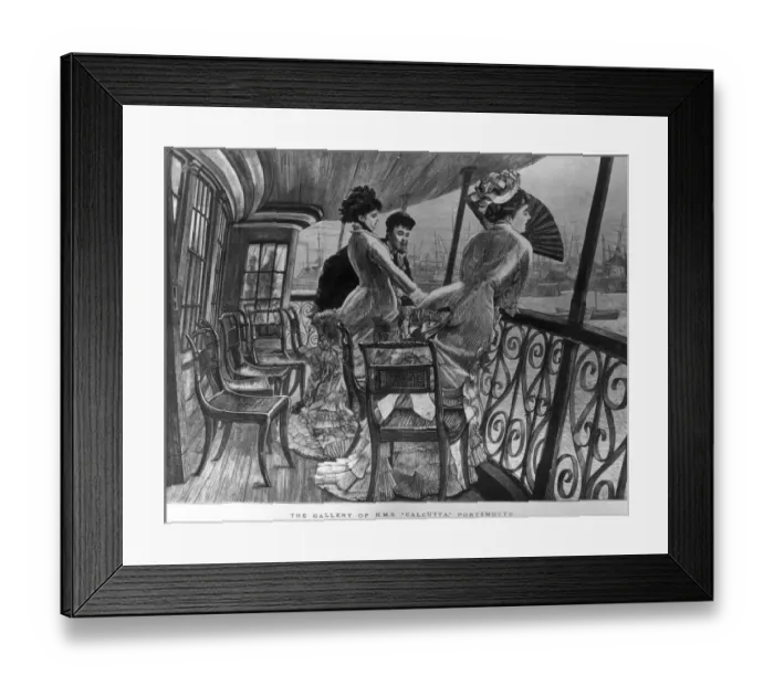 Framed Print : Calcutta Gallery Framed Print : Calcutta Gallery
