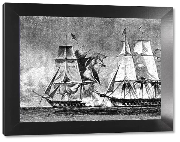 Battle Between The HMS Macedonian And USS United States In 1812
