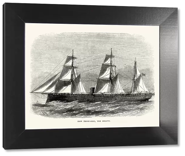 British Royal Navy Warship, HMS Serapis (1866)