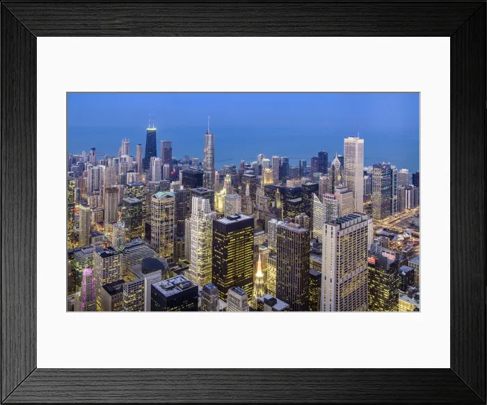 Framed Print : Above The Loop