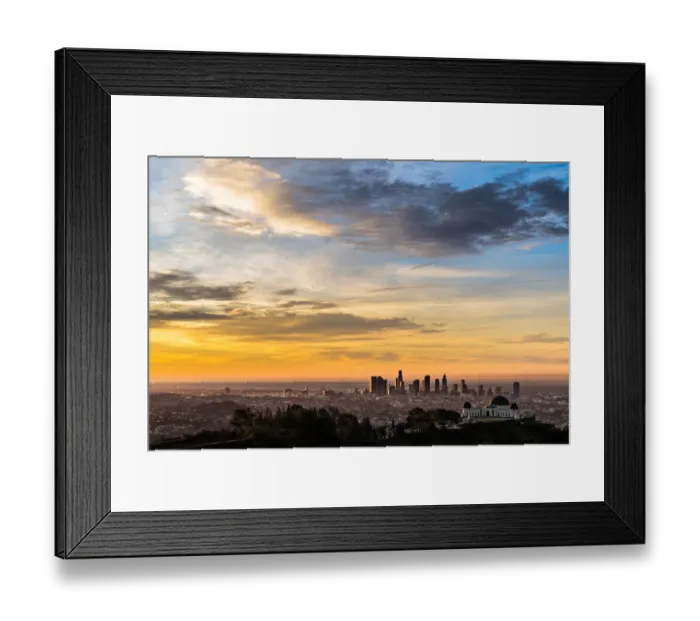Framed Print : Los Angeles Sunrise Framed Print : Los Angeles Sunrise
