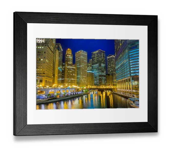 Framed Print : River Lights Framed Print : River Lights