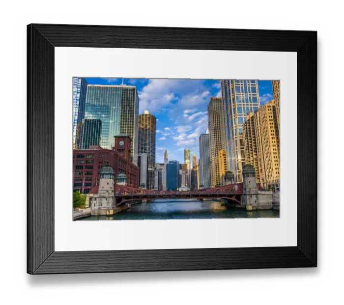Framed Print : Chicago River Corridor Framed Print : Chicago River Corridor