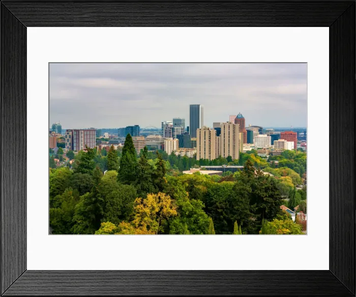 Framed Print : Aerial Portland Framed Print : Aerial Portland