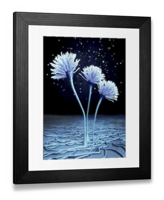 Framed Print : Fungus, illustration Framed Print : Fungus, illustration