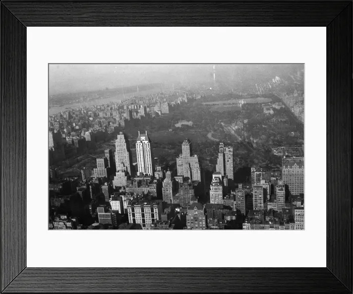 Framed Print : Central Park District circa 1938 Framed Print : Central Park District circa 1938