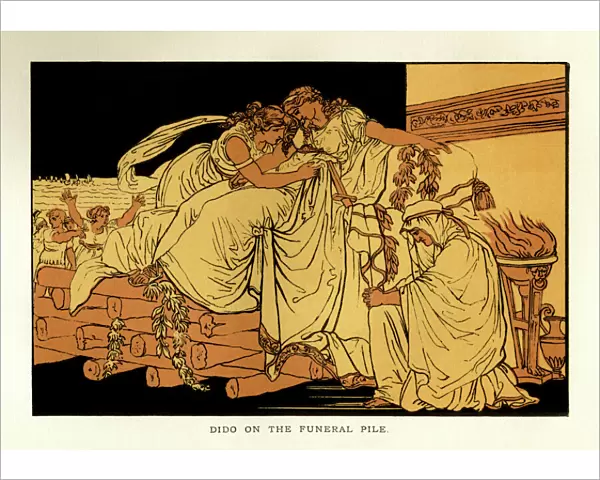 Stories from Virgil - Dido on the Funeral Pyre