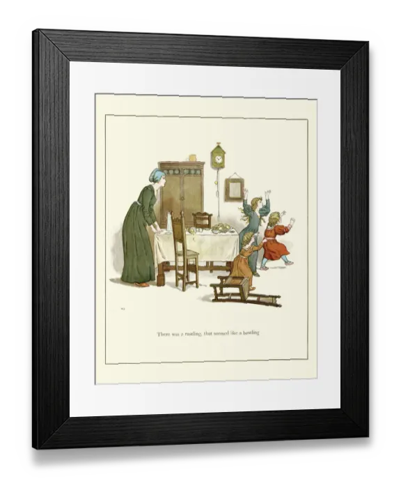 Framed Print : Vintage engraving of a scene from the Pied Piper of Hamelin Framed Print : Vintage engraving of a scene from the Pied Piper of Hamelin