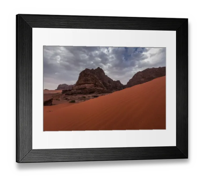 Framed Print : Wadi Rum desert landscape at sunruse, Jordan Framed Print : Wadi Rum desert landscape at sunruse, Jordan