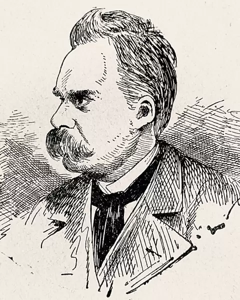 Friedrich Nietzsche, german philosopher, 1844-1900