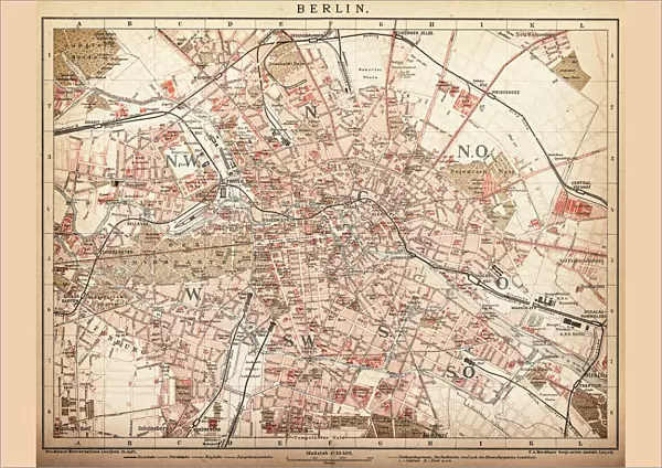 Map of Berlin 1898