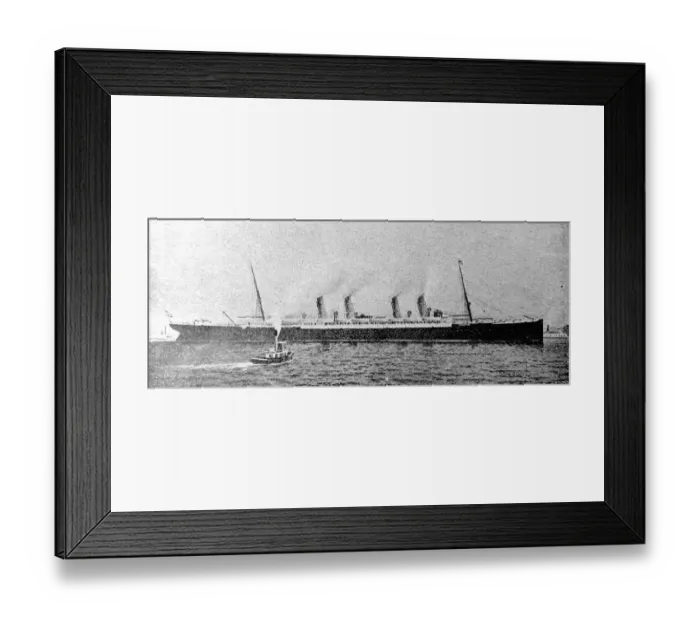 Framed Print : Double screw fast steamer - Kaiser Wilhelm der Grosse, Norddeutsche Lloyd Framed Print : Double screw fast steamer - Kaiser Wilhelm der Grosse, Norddeutsche Lloyd