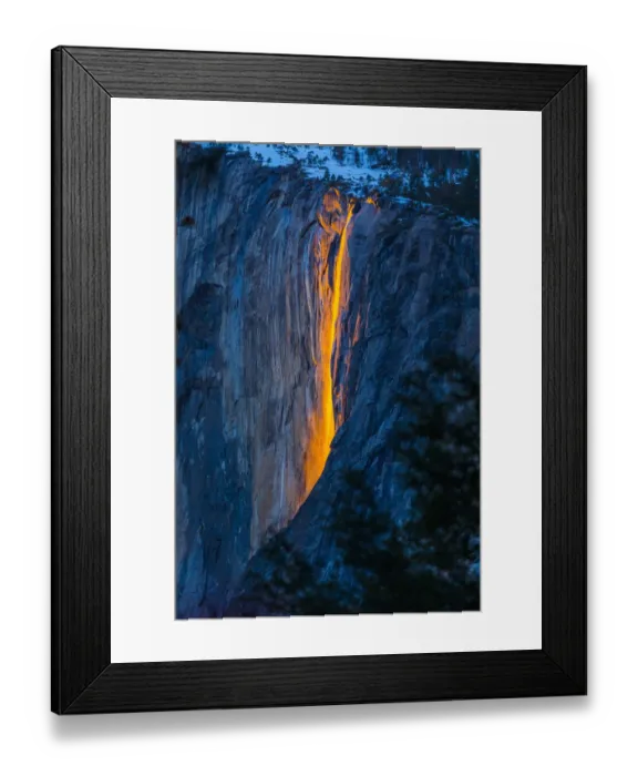 Framed Print : Horsetail Falls in Yosemite National Park, Yosemite, California, United States Framed Print : Horsetail Falls in Yosemite National Park, Yosemite, California, United States
