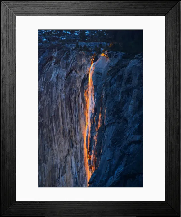 Framed Print : Yosemite Firefall Framed Print : Yosemite Firefall