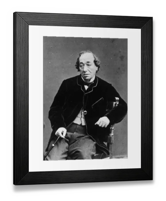 Framed Print : Disraeli. circa 1860: Benjamin Disraeli (1804 - 1881) Framed Print : Disraeli. circa 1860: Benjamin Disraeli (1804 - 1881)