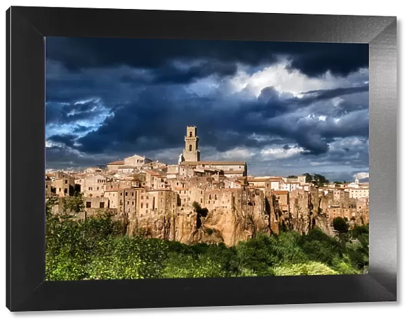 Skyline of Spectacular Medieval Pitigliano