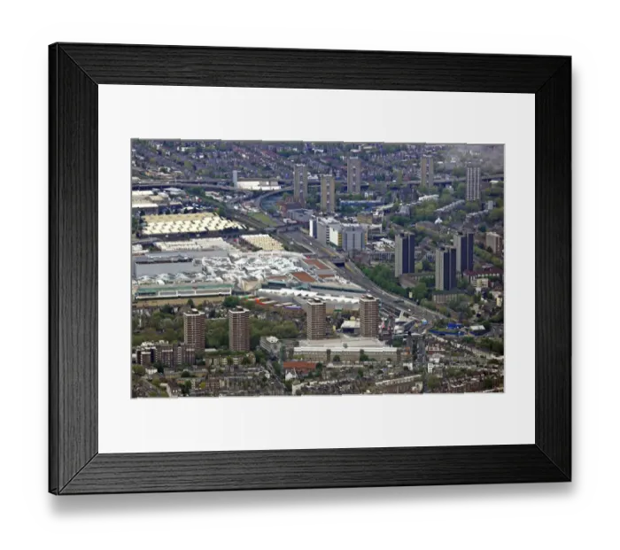 Framed Print : White city