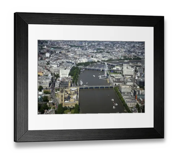 Framed Print : Westminster and South Bank