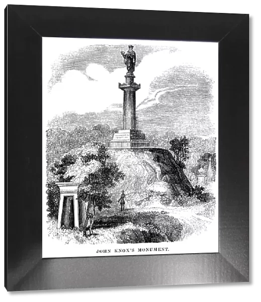 John Knoxs Monument (1840 engraving)
