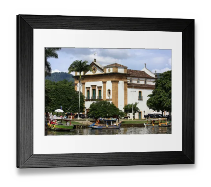 Framed Print : Igreja de Nossa Senhora dos Remedios in Paraty Framed Print : Igreja de Nossa Senhora dos Remedios in Paraty