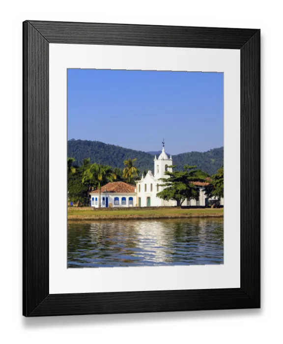Framed Print : Nossa Senhora das Dores Church (1800) Framed Print : Nossa Senhora das Dores Church (1800)