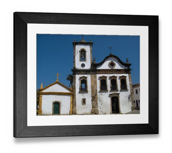 Framed Print : Brazil Paraty Igreja St Rita de CAassia Framed Print : Brazil Paraty Igreja St Rita de CAassia