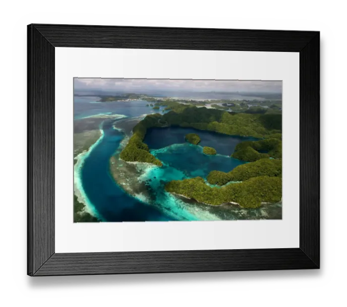 Framed Print : Deep Blue River Framed Print : Deep Blue River