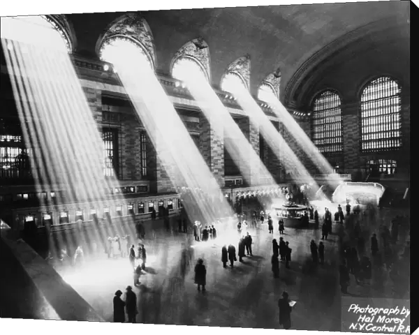 Sun Beams Into Grand Central Station
