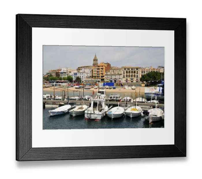 Framed Print : Port of the fishing town of Palamos, Costa Brava, Spain, Iberian Peninsula, Europe Framed Print : Port of the fishing town of Palamos, Costa Brava, Spain, Iberian Peninsula, Europe