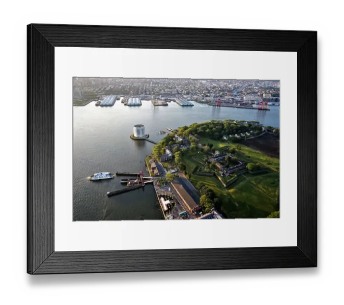 Framed Print : Governors Island and Brooklyn New York Framed Print : Governors Island and Brooklyn New York
