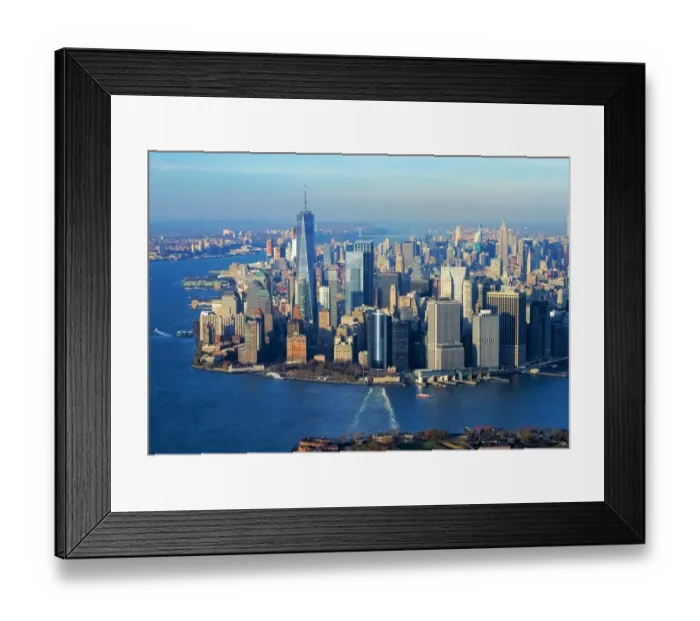 Framed Print : Manhattan Skyline Framed Print : Manhattan Skyline