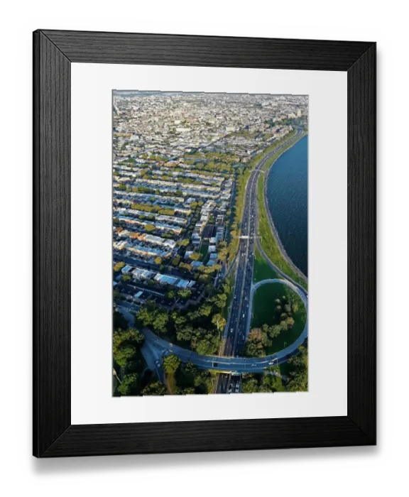 Framed Print : Brooklyn with the Belt Parkway Framed Print : Brooklyn with the Belt Parkway